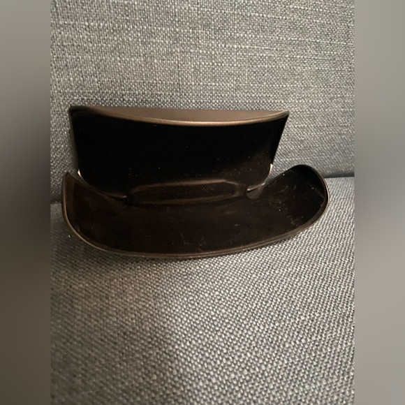 NWOT AX ARMANI Exchange Hardcase Shell Black Sunglasses/ Glasses Carrier Case - Picture 4 of 12